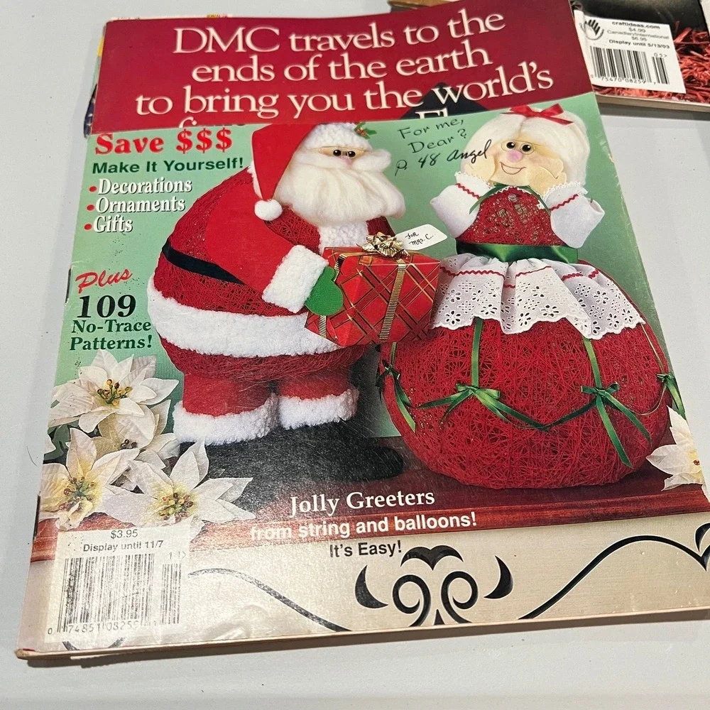 Crafts 'n Things Magazine Lot‎ of 10+ Mixed Christmas Halloween Crafts